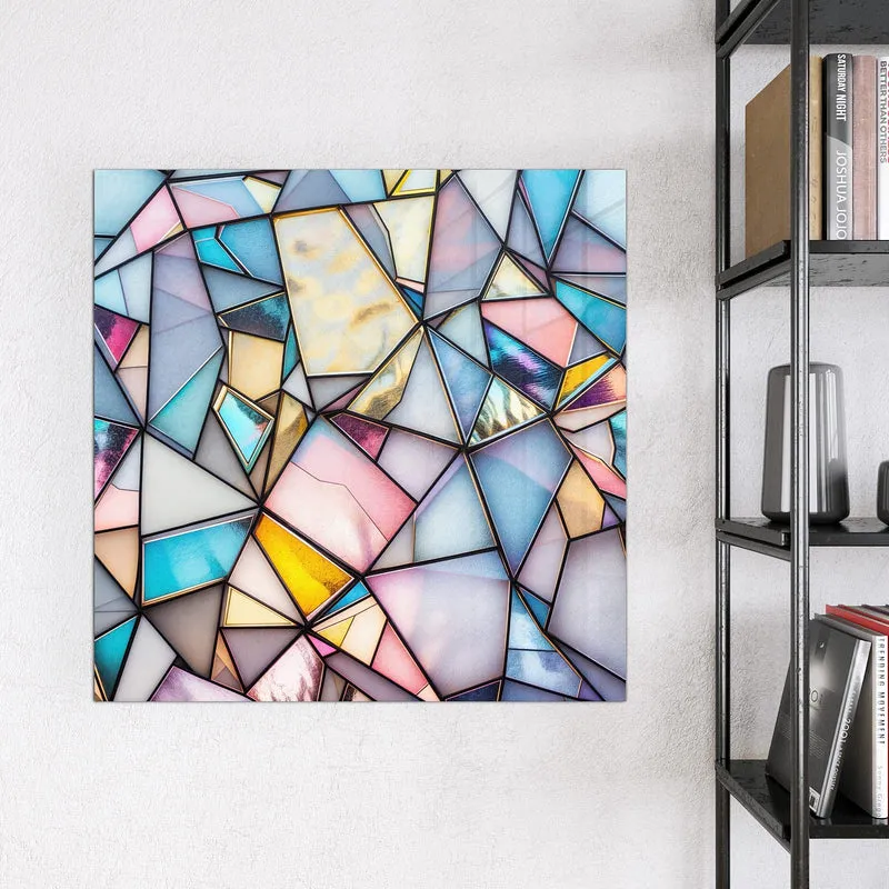 Magnettafel - Buntes Glasmosaik