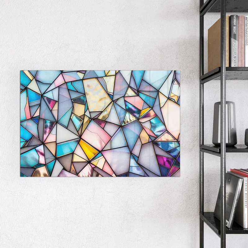 Magnettafel - Buntes Glasmosaik