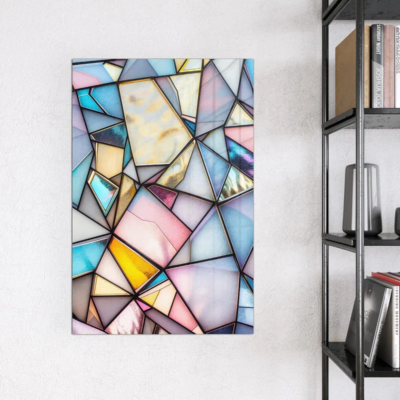 Magnettafel - Buntes Glasmosaik