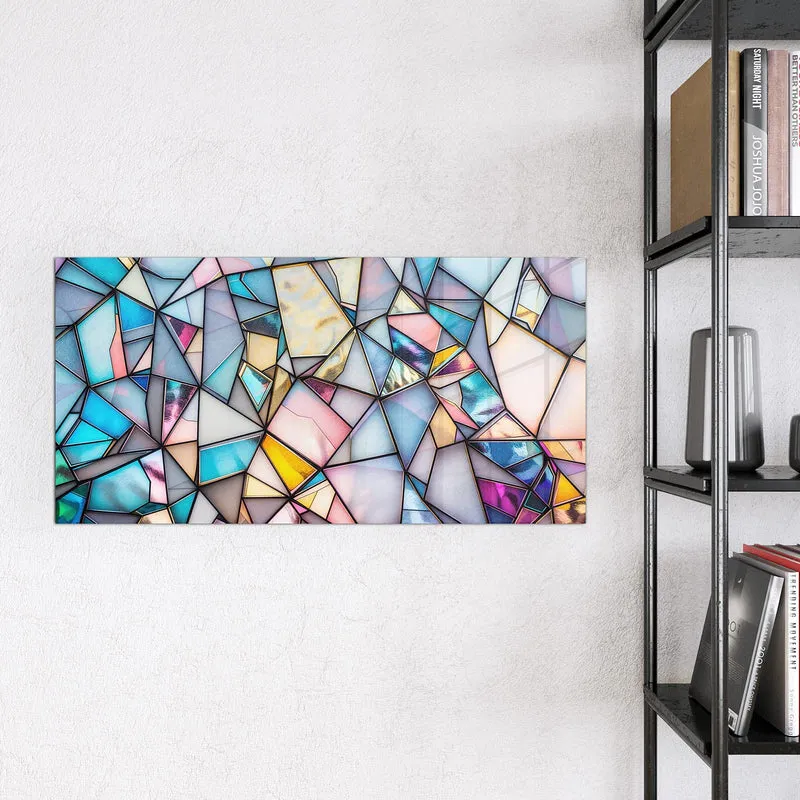 Magnettafel - Buntes Glasmosaik