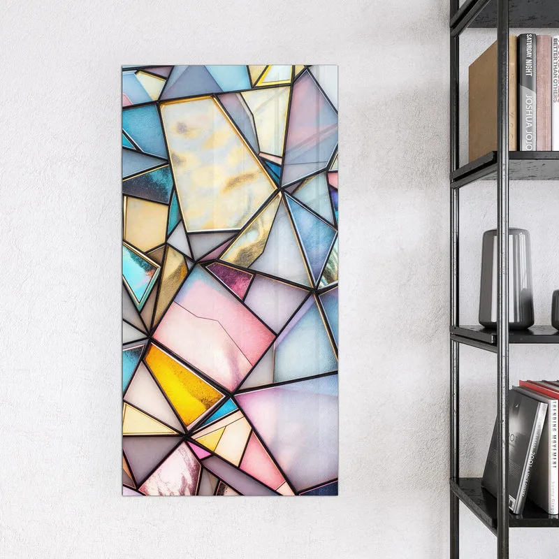 Magnettafel - Buntes Glasmosaik