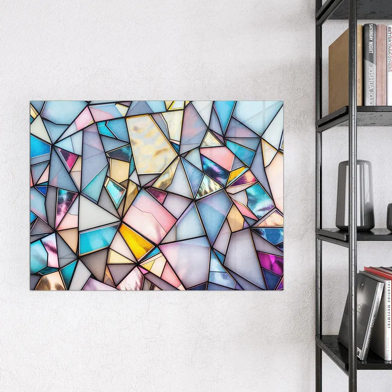 Magnettafel - Buntes Glasmosaik