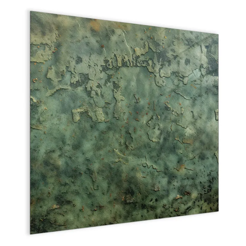 Magnettafel - Moosgrüne Wand