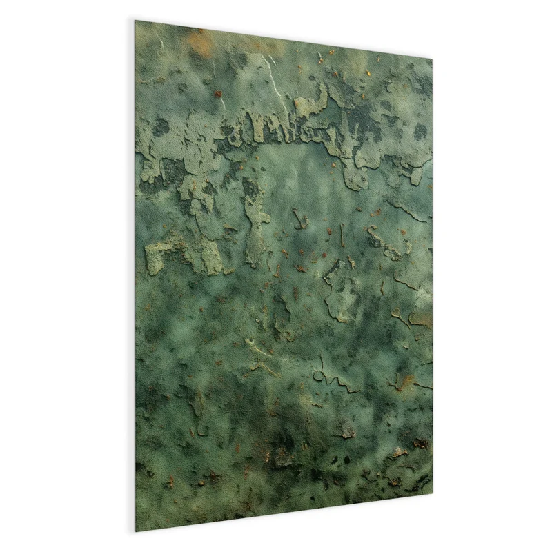 Magnettafel - Moosgrüne Wand