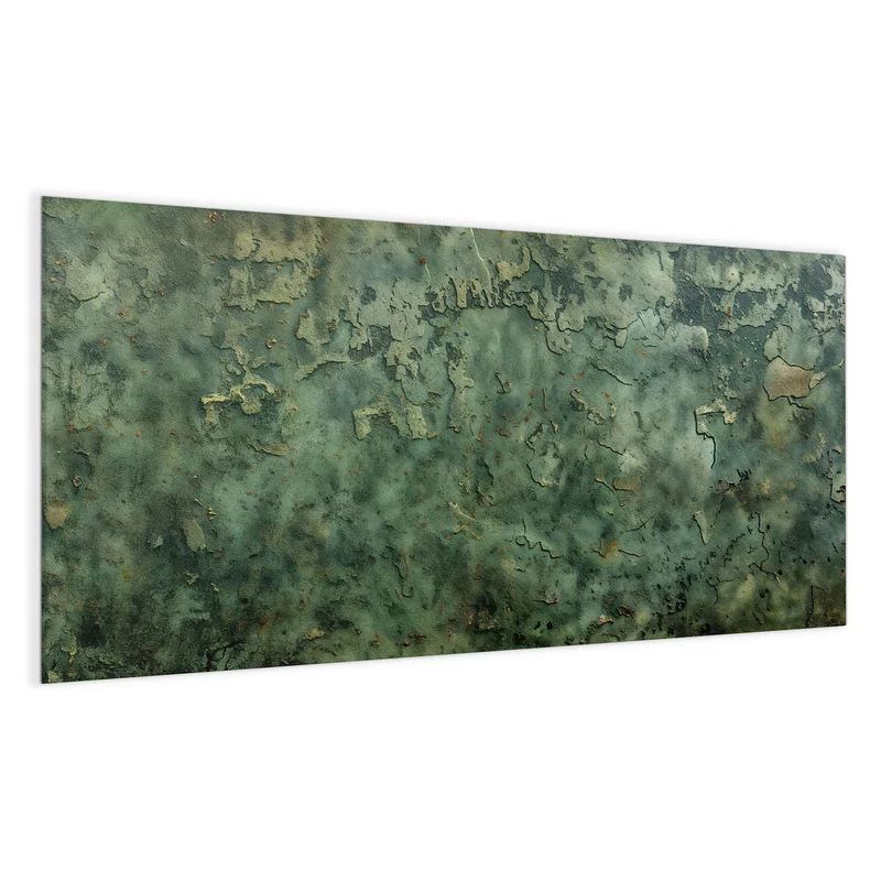 Magnettafel - Moosgrüne Wand