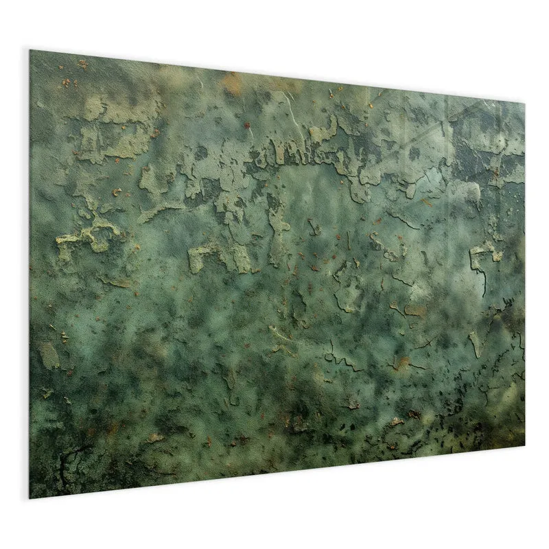 Magnettafel - Moosgrüne Wand