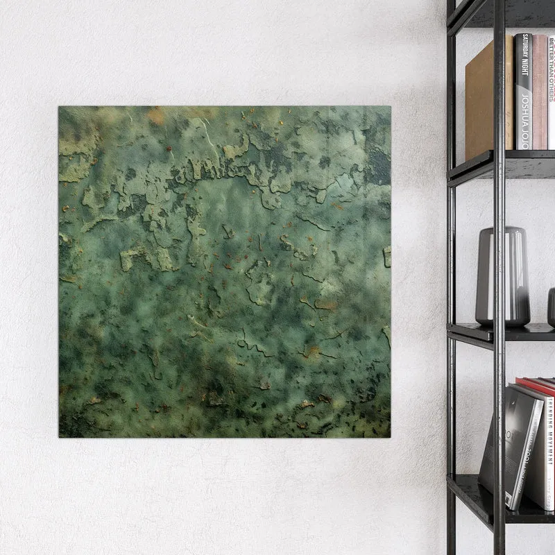 Magnettafel - Moosgrüne Wand
