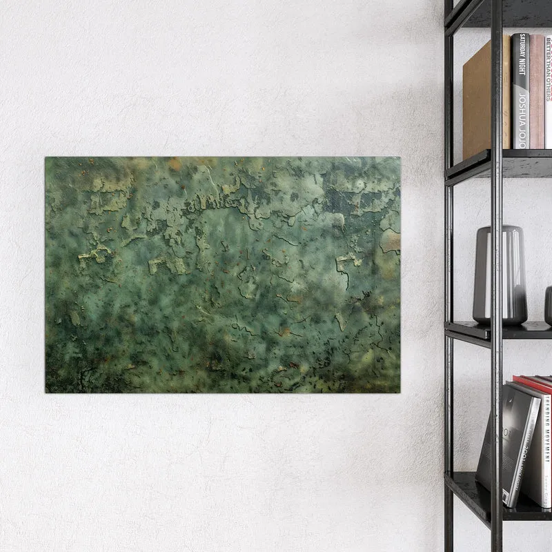 Magnettafel - Moosgrüne Wand