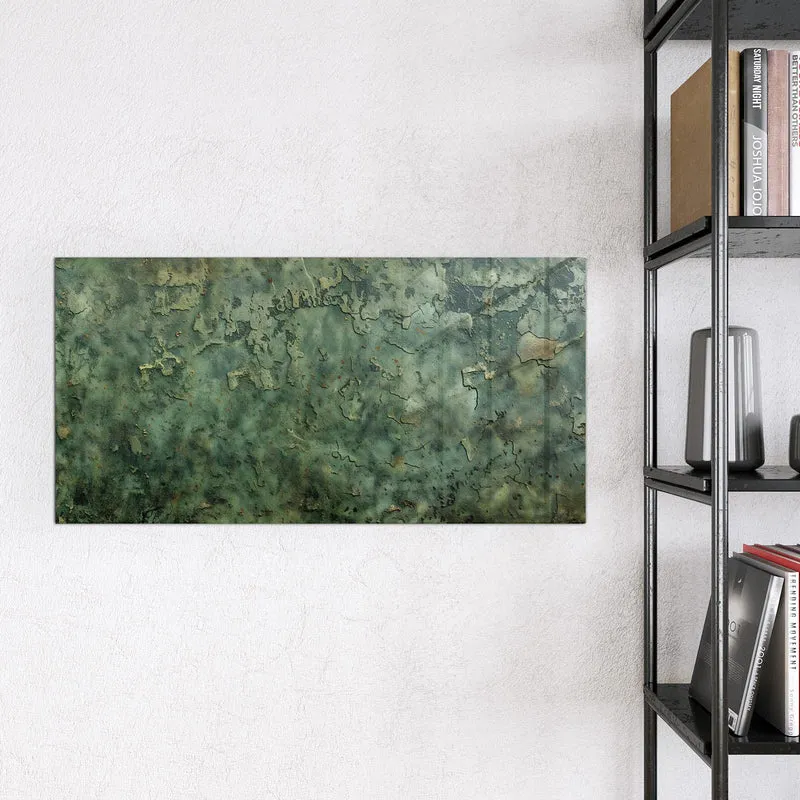 Magnettafel - Moosgrüne Wand