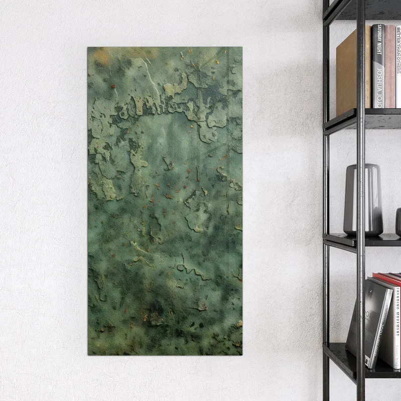Magnettafel - Moosgrüne Wand