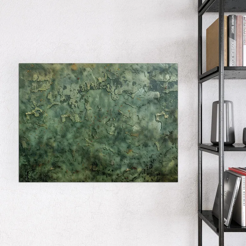 Magnettafel - Moosgrüne Wand