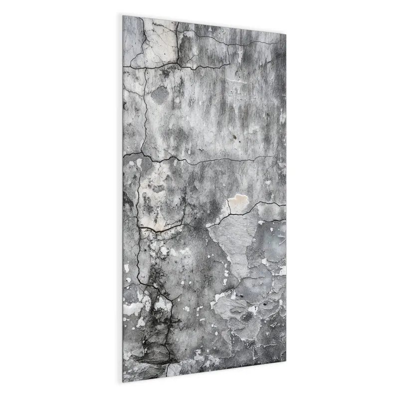 Magnettafel - Grauer Putz mit Rissen
