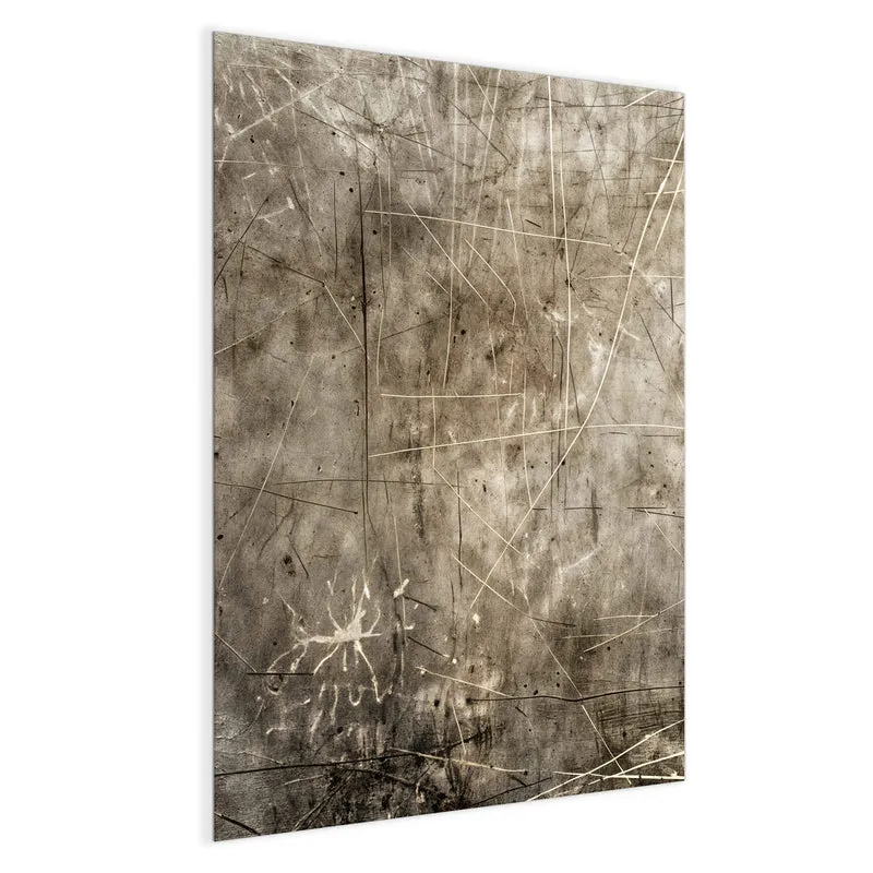 Magnettafel - Abstrakte Kratzstruktur