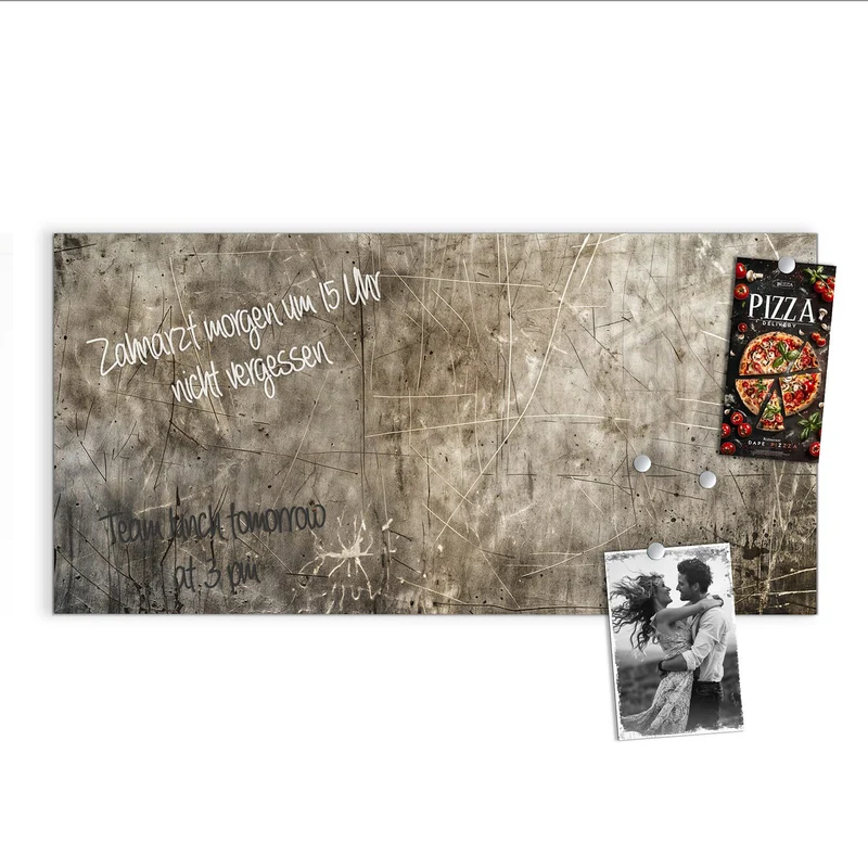 Magnettafel - Abstrakte Kratzstruktur
