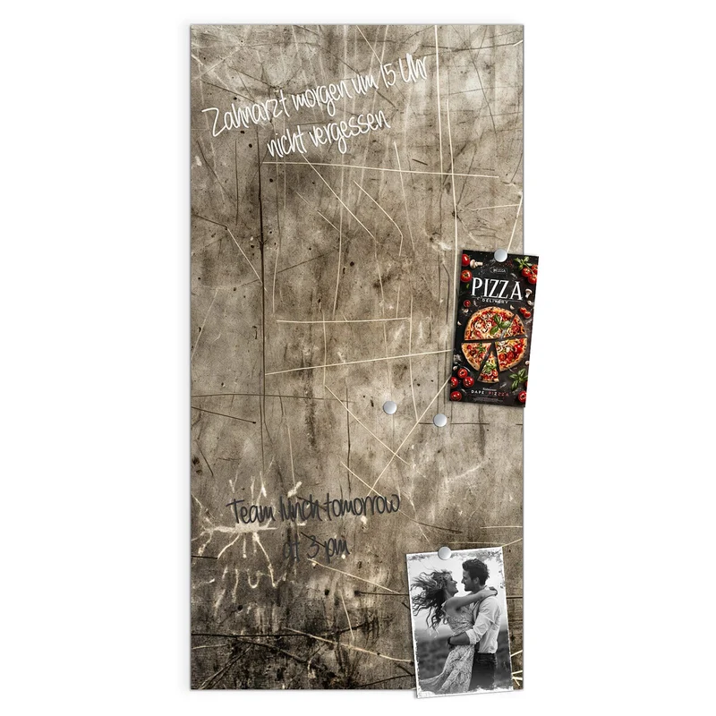 Magnettafel - Abstrakte Kratzstruktur