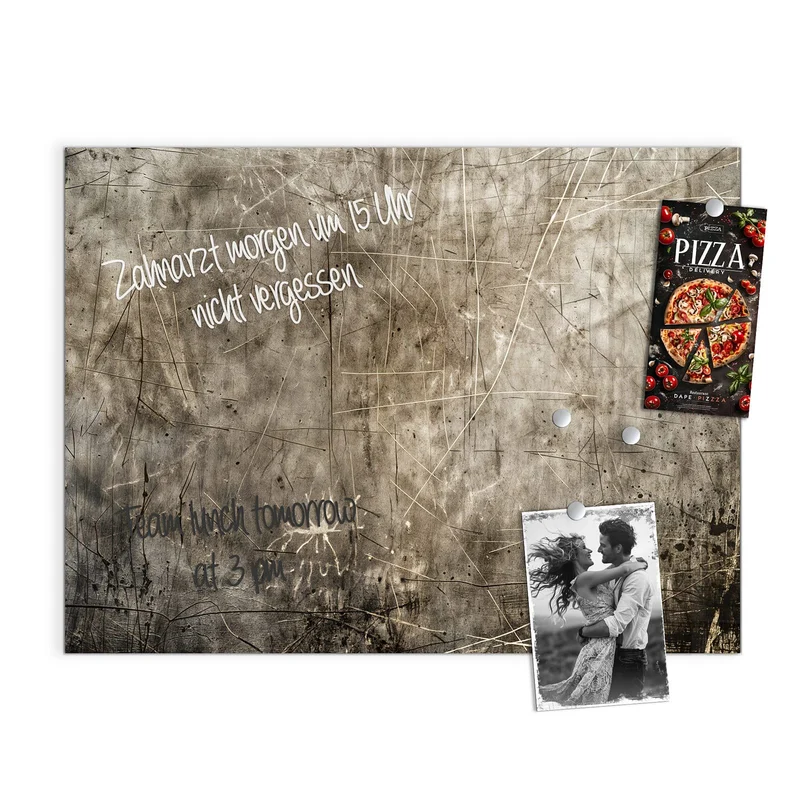 Magnettafel - Abstrakte Kratzstruktur