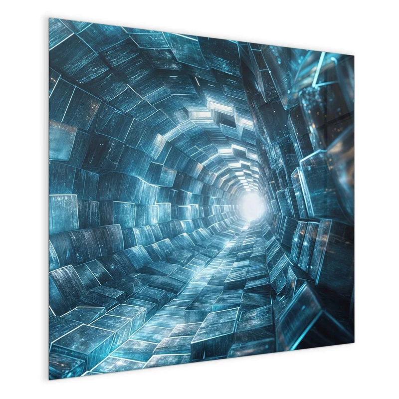 Magnettafel - Futuristischer Tunnel