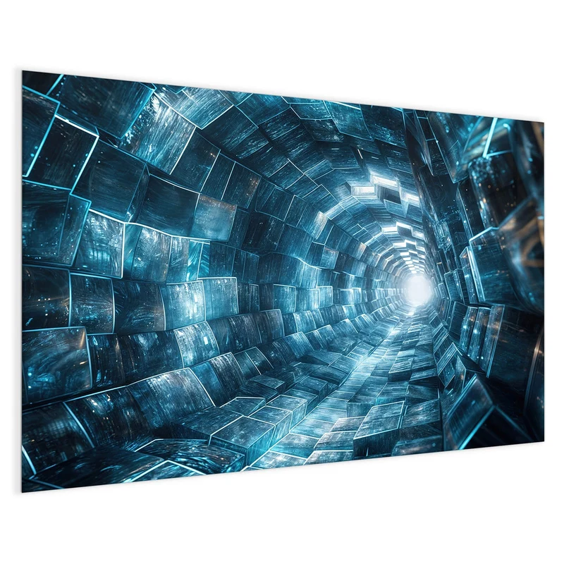 Magnettafel - Futuristischer Tunnel