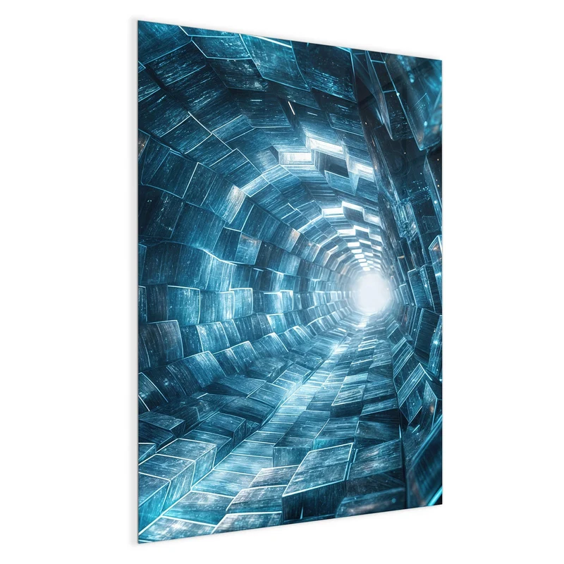 Magnettafel - Futuristischer Tunnel
