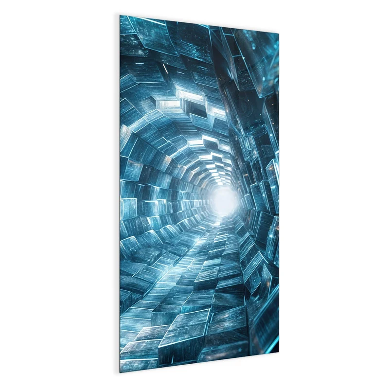 Magnettafel - Futuristischer Tunnel