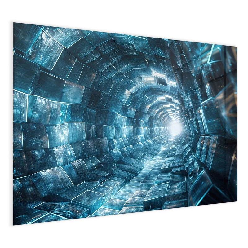 Magnettafel - Futuristischer Tunnel
