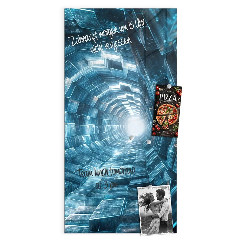 Magnettafel - Futuristischer Tunnel