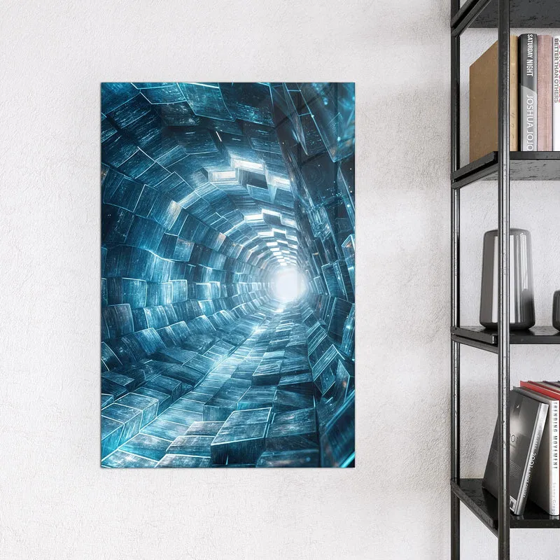Magnettafel - Futuristischer Tunnel