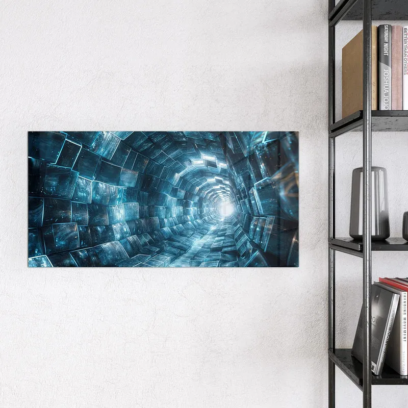 Magnettafel - Futuristischer Tunnel