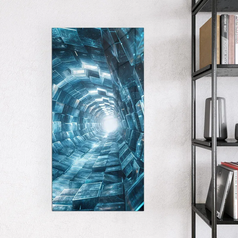 Magnettafel - Futuristischer Tunnel