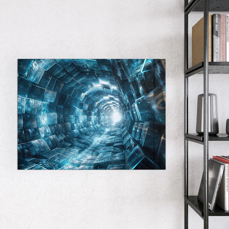 Magnettafel - Futuristischer Tunnel