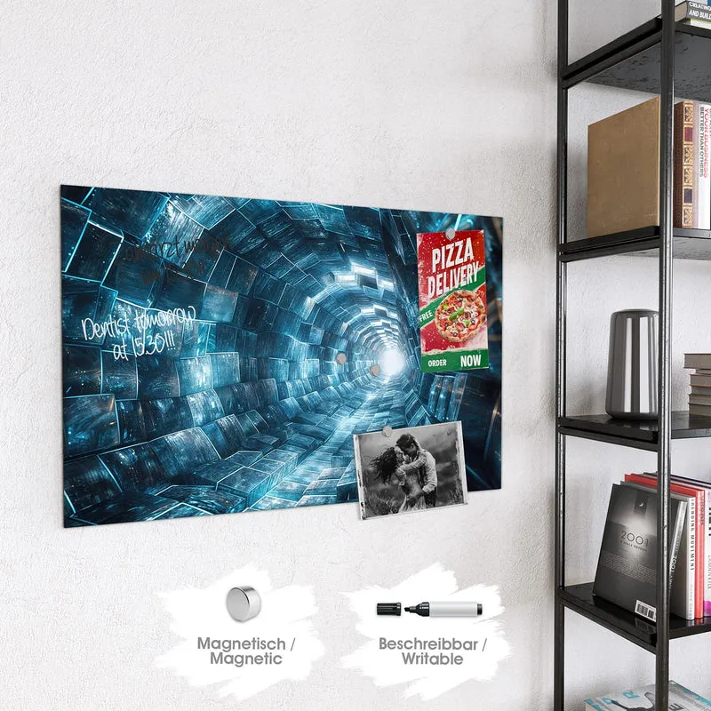 Magnettafel - Futuristischer Tunnel