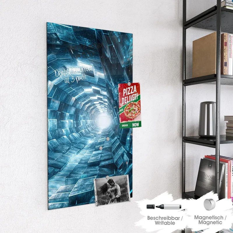 Magnettafel - Futuristischer Tunnel