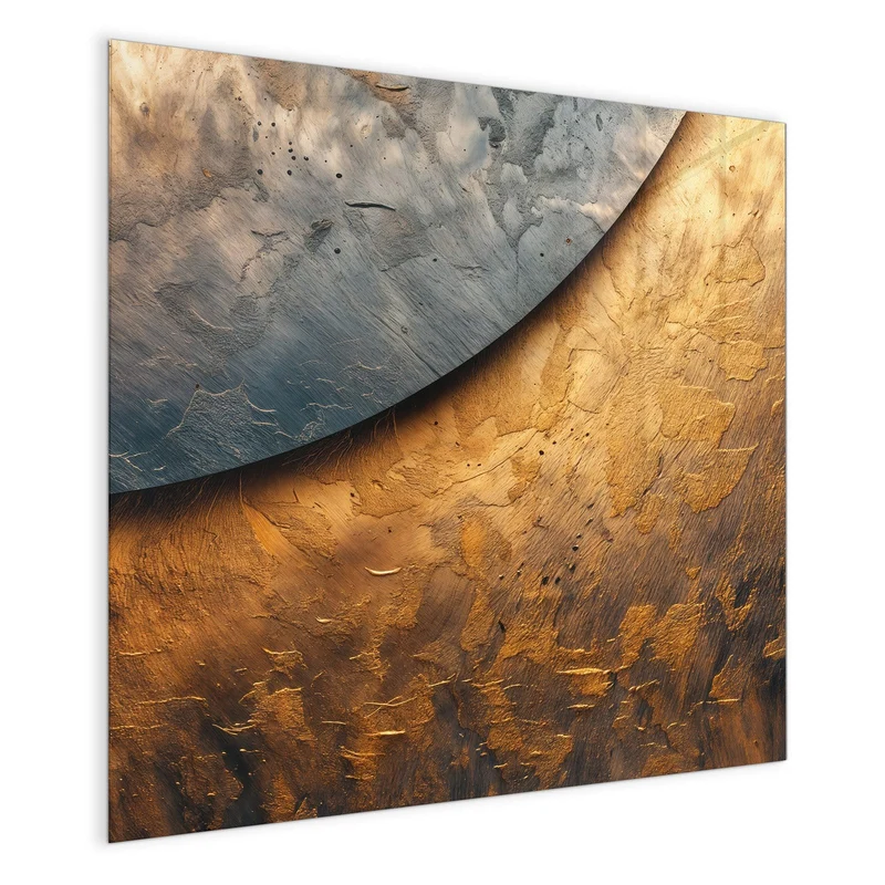 Magnettafel - Abstraktes Metall