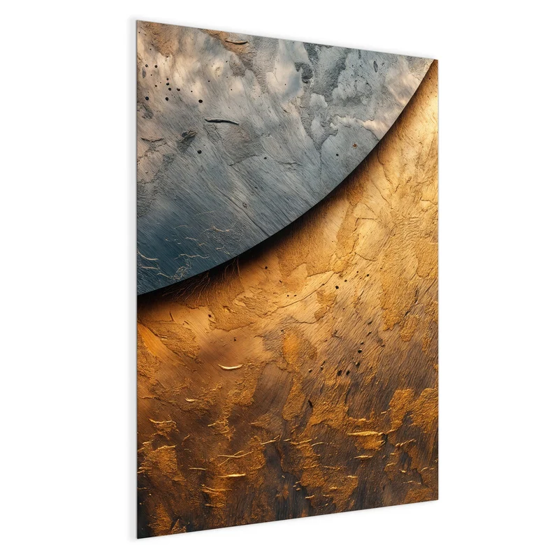 Magnettafel - Abstraktes Metall