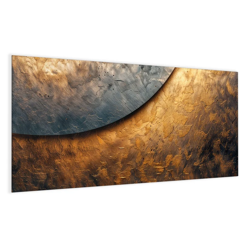Magnettafel - Abstraktes Metall