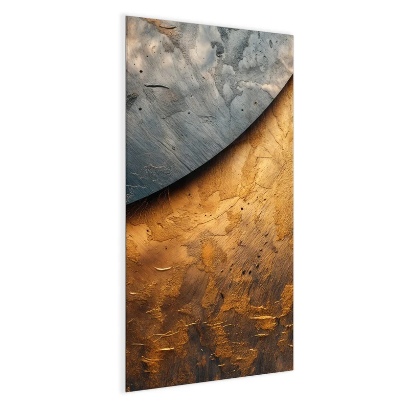 Magnettafel - Abstraktes Metall