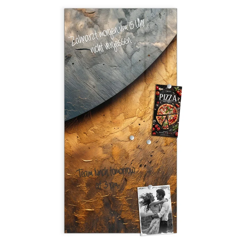 Magnettafel - Abstraktes Metall