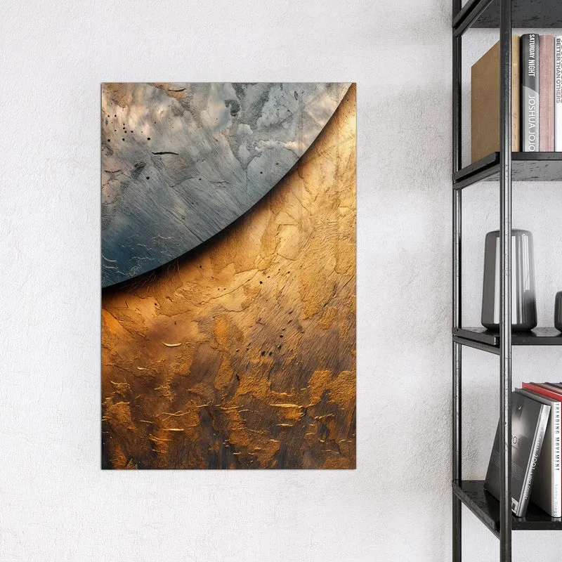 Magnettafel - Abstraktes Metall