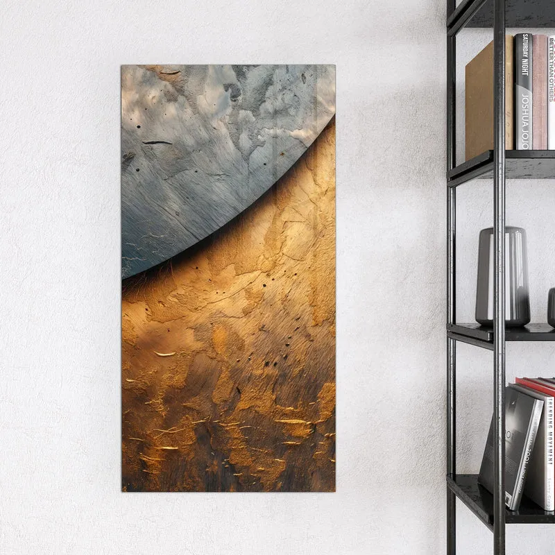 Magnettafel - Abstraktes Metall
