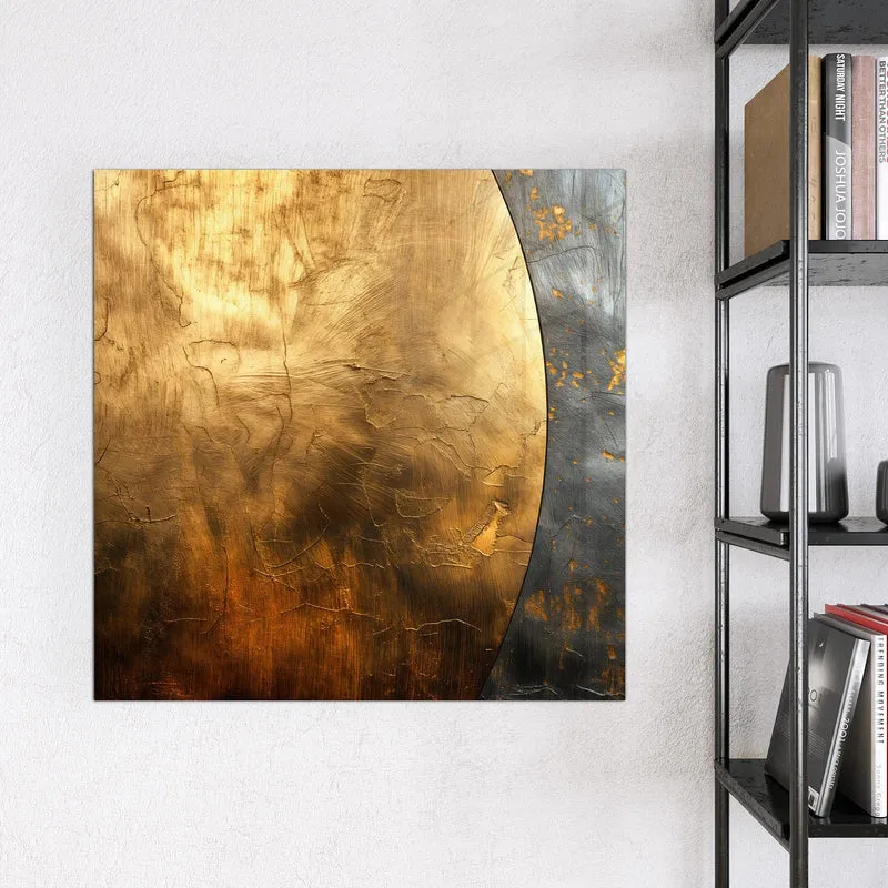 Magnettafel - Goldbogen auf Grau
