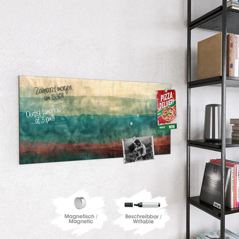 Magnettafel - Verwaschene Streifen