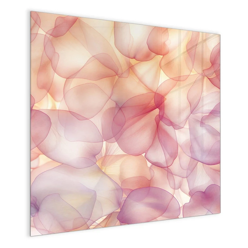 Magnettafel - Rosa Blütenblätter