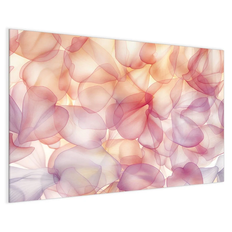 Magnettafel - Rosa Blütenblätter
