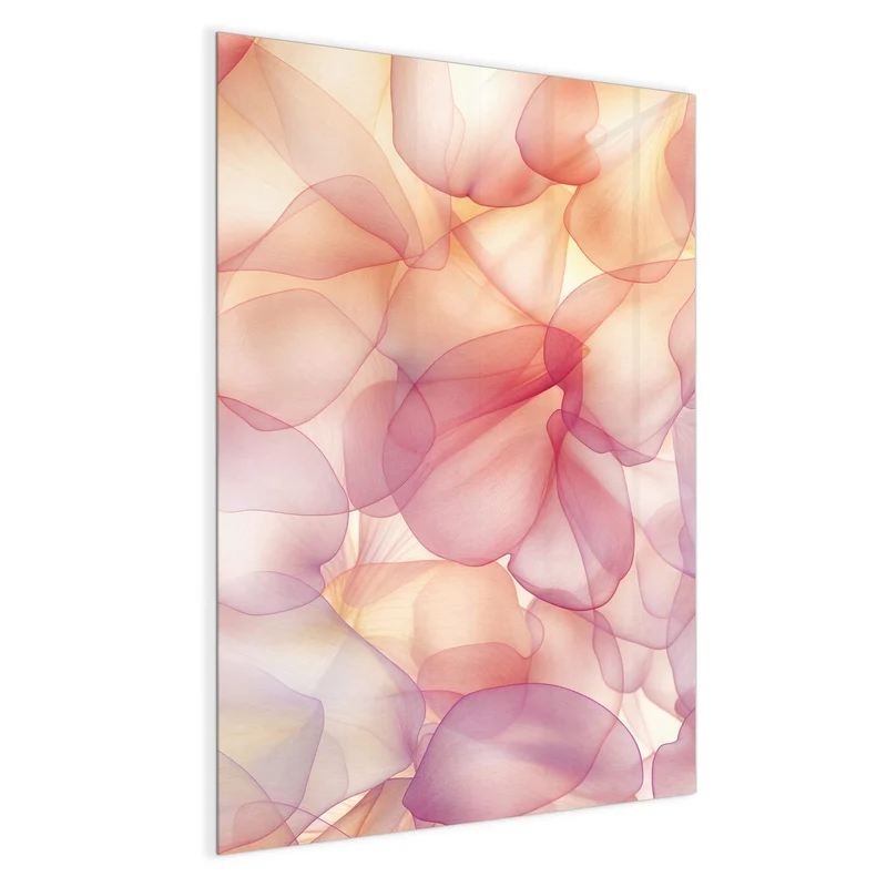 Magnettafel - Rosa Blütenblätter