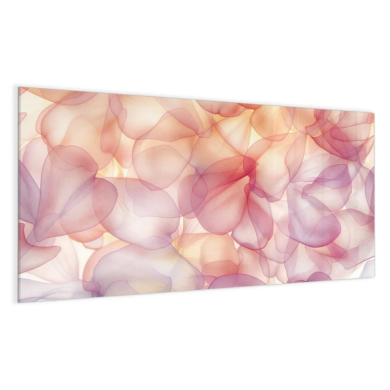 Magnettafel - Rosa Blütenblätter
