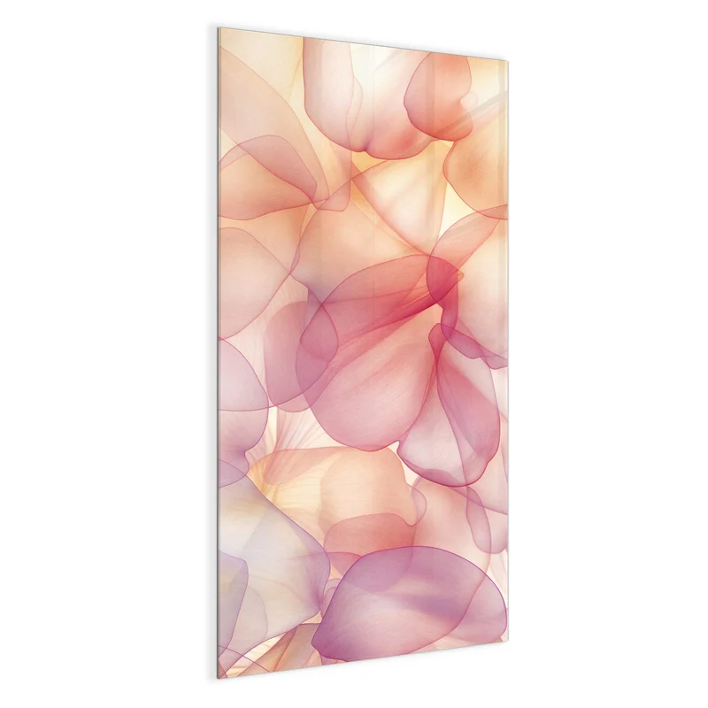 Magnettafel - Rosa Blütenblätter