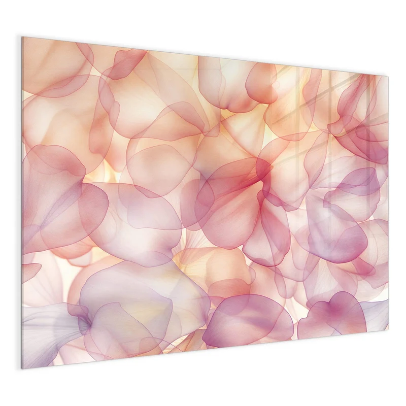 Magnettafel - Rosa Blütenblätter