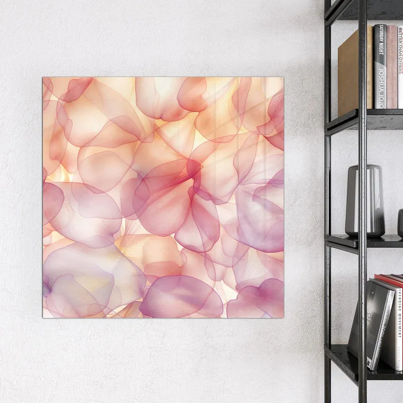Magnettafel - Rosa Blütenblätter