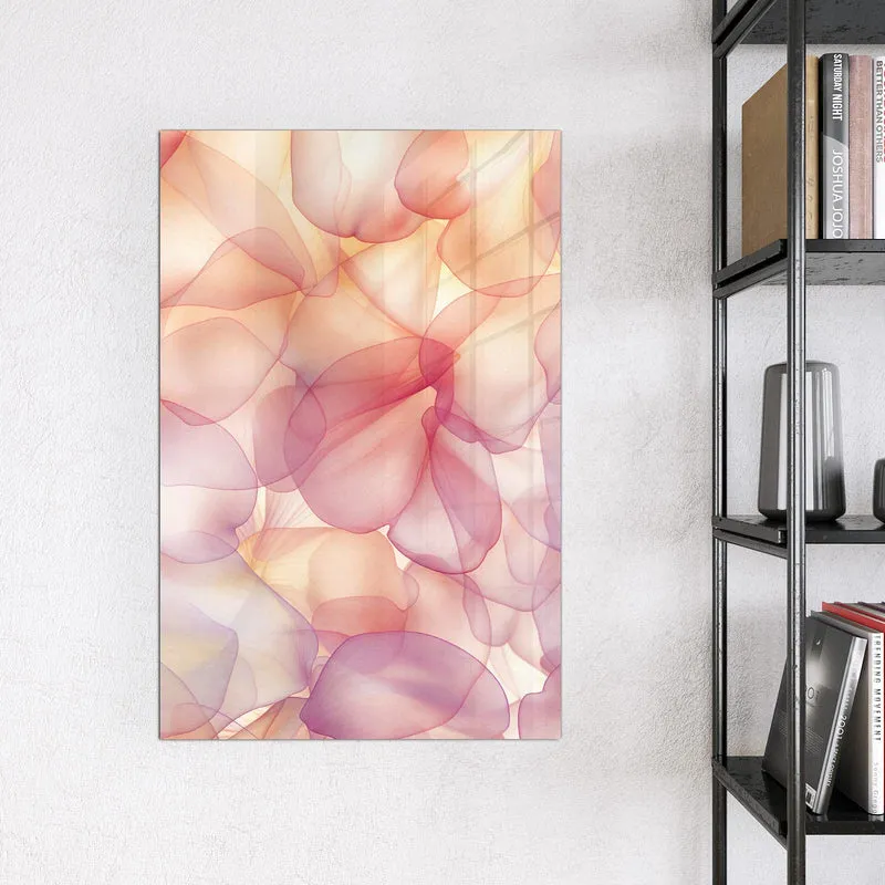 Magnettafel - Rosa Blütenblätter