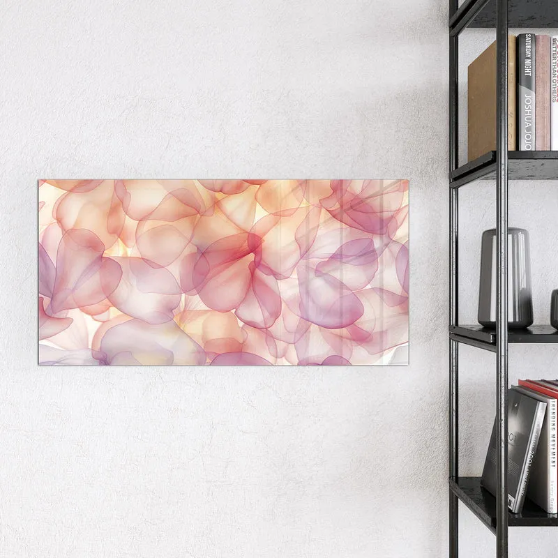 Magnettafel - Rosa Blütenblätter